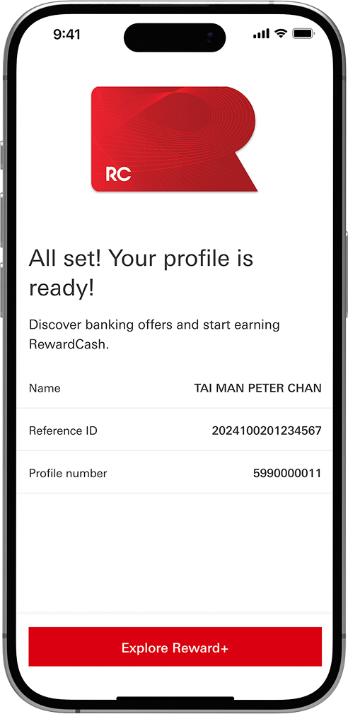 Your Standalone RewardCash Programme Profile would usually be ready within a working day!!