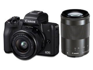 Canon EOS M50 dual lens mirrorless camera kit