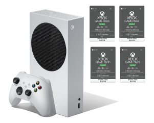 Xbox Series S (RRS-00017) + 1 YR Game Pass Ultimate (QHX-00011*4)