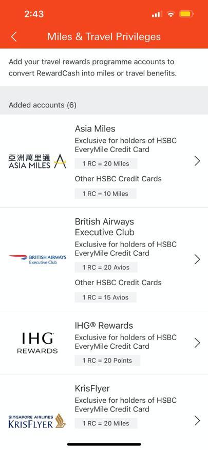 hsbc everymile card travel insurance