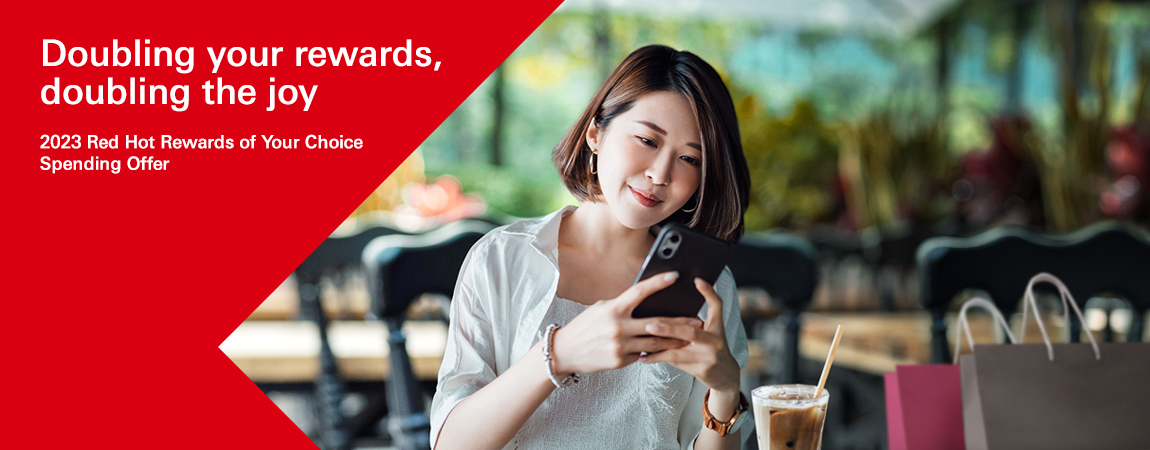 Red Hot Rewards of Your Choice Spending Offer